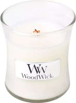 Woodwick White Tea & Jasmine Mini Candle