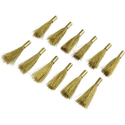 TOOLCRAFT TO-5864076 Reserveborstels voor glasvezelgumstiften 12 stuks (messing draad) 4 mm Diameter 4 mm 12 stuk(s)