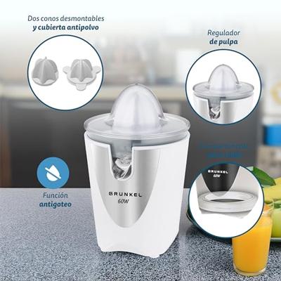 Vruchtenpers Grunkel XP-VC60B Wit 500 ml