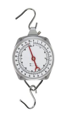 Weegklok, 25kg, schaalverdeling 100gr.