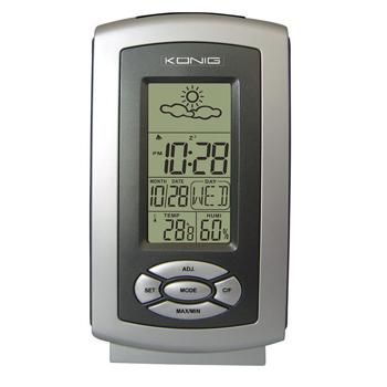 Thermo hygrometer weerstation met alarm en buitentemperatuur