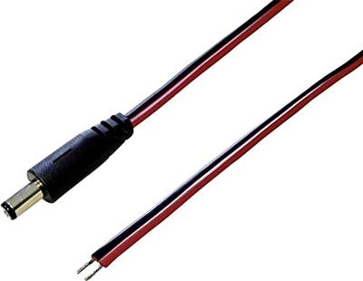 BKL Electronic Laagspannings-aansluitkabel Laagspanningsstekker - Open kabeleinde 5.50 mm 2.10 mm 5.00 m 1 stuk(s)