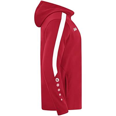 JAKO 6823D Jas Met Kap Power Dames - Rood - 42