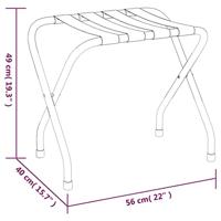 Bagagerek 56x40x49 cm zwart - thumbnail