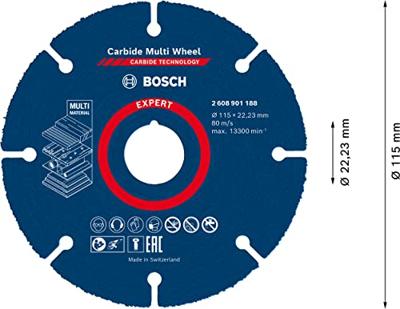 Bosch Accessories EXPERT Carbide Multi Wheel 2608901188 Doorslijpschijf recht 115 mm 1 stuk(s)