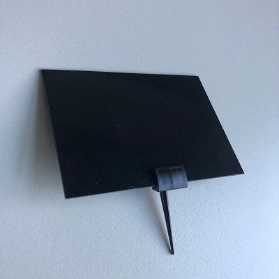 Prijspen kunststof zwart lengte 5cm 10st