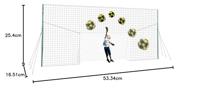 Open Goaaal Standard voetbaldoel, rebounder & backstop - 3 in 1 - 270 x 160 cm - thumbnail