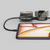 ZENS Inductie lader 20 W ZECC07B ZECC07B/00 Uitgangen Qi-standaard, Apple MagSafe, USB-C Zwart - thumbnail