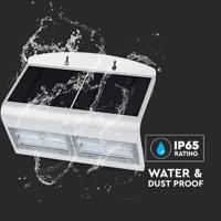 V-TAC 8278 VT-767-7-W Wandlamp op zonne-energie LED LED 7.00 W Wit, Zwart - thumbnail