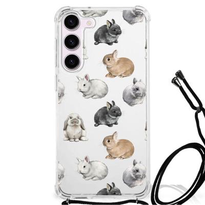 Case Anti-shock voor Samsung Galaxy S23 Konijntjes