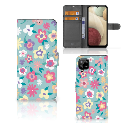 Samsung Galaxy A12 Hoesje Flower Power Samsung Galaxy A12 Hoesje Flower Power