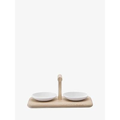 L.S.A. Dine Serveerplank met 2 Schalen Laag L.S.A. Dine Serveerplank met 2 Schalen Laag
