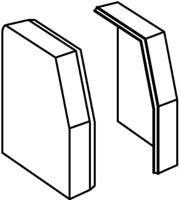 Hager L23207035 Eindstuk (b x h) 230 mm x 190 mm Grijs 1 stuk(s) - thumbnail