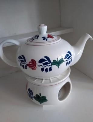 Boerenbont Theelichthouder met Theepot Boerenbont Theelichthouder met Theepot