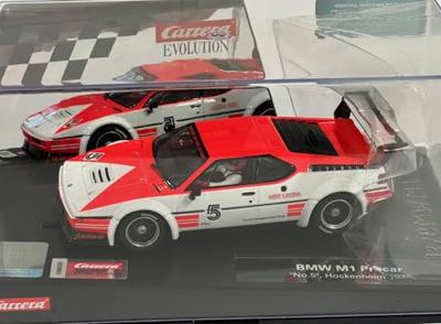 Carrera 20027793 Evolution Auto BMW M1 ProCar „No.5 Hockenheim, 1979