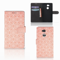 Sony Xperia XA2 Ultra Telefoon Hoesje Pattern Orange - thumbnail