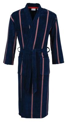 Carl Ross Carl Ross Heren Badjas Kimono 663100 nightblue/deep red 52/54