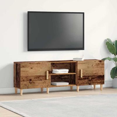 TV-kast Oud hout 150 x 30 x 50 cm Bewerkt hout