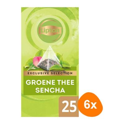 Lipton - Exclusive Selection Groene thee Sencha - 6x 25 zakjes