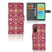 Wallet Case Sony Xperia 10 IV Barok Pink - thumbnail