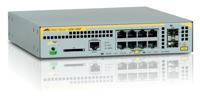AT-x230-10GP-50 | 8 x 10/100/1000T PoE, 2 x 100/1000X SFP, single fixed PSU - thumbnail