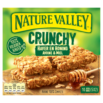 Nature Valley Crunchy Haver en Honing 5 x 42 g bij Jumbo