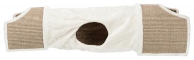 TRIXIE KRABTUNNEL LICHTGRIJS / BRUIN / TAUPE 110X30X38 CM