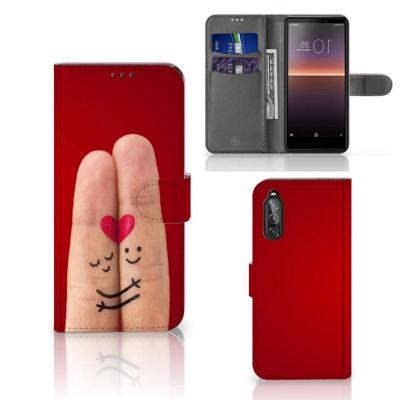 Sony Xperia 10 II | Wallet Case | met Pasjes | Liefde - Origineel Romantisch Cadeau Sony Xperia 10 II | Wallet Case | met Pasjes | Liefde - Origineel Romantisch Cadeau