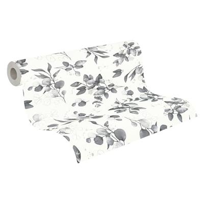 AS Creation Pure Elegance - Wit - Blätter - 397686