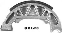 Coming Soon Remschoen brake shoe organic standard 95 x 20mm - thumbnail