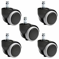 Wielen voor harde bodem, diameter 50 mm, pak van 5 stuks - thumbnail