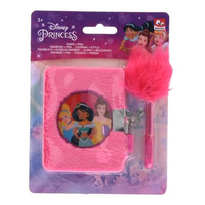 Canenco Disney princess dagboek pluche met pen
