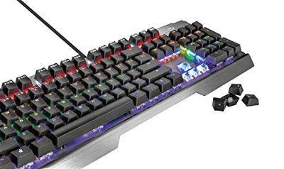 Trust GXT 877 Scarr Gaming Keyboard - Mechanisch - Toetsenbord Toetsenbord Zwart Trust GXT 877 Scarr Gaming Keyboard - Mechanisch - Toetsenbord Toetsenbord Zwart