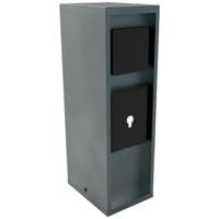 BOLD 10620 Buitenstopcontact 3-voudig Antraciet Zonder kabel, Met schakelaar, Met timer, Bestuurbaar via App, Programmeerbaar - thumbnail