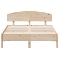 Bedframe zonder matras massief grenenhout 140x200 cm - thumbnail