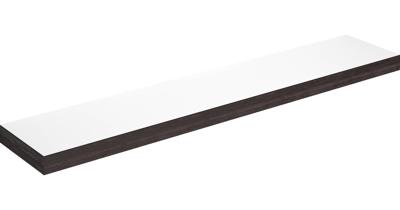 Wastafelblad Clou Match Me Rechthoek 210x38x8cm MDF Zwart Eiken/Wit Wastafelblad Clou Match Me Rechthoek 210x38x8cm MDF Zwart Eiken/Wit