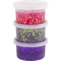 Creativ Company Sequin clay, paars/roze harmonie, 3x60 gr/ 1 doos - thumbnail