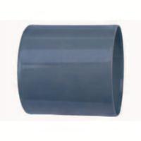 PVC dubbele lijmmof 160 mm - thumbnail