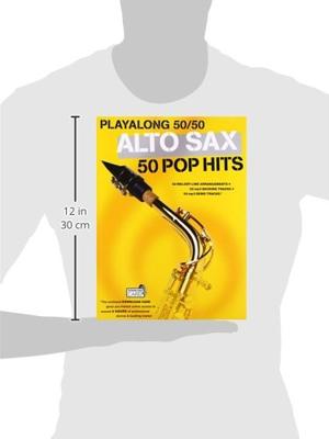 Wise Publications Playalong 50/50: Alto Sax - 50 Pop Hits songboek voor altsaxofoon