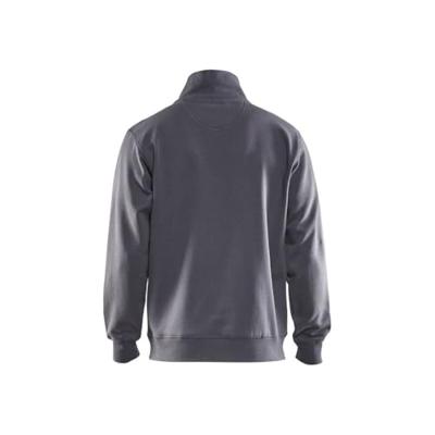 Blåkläder Sweatshirt Jersey 1/2 rits 33651048 | Grijs | Maat XL - 7330509388891