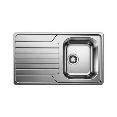 Spoelbak Uitstortgootsteen Blanco Dinas 1B 86x50cm RVS Spoelbak Uitstortgootsteen Blanco Dinas 1B 86x50cm RVS