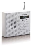 Lenco PDR-020 Draagbaar Analoog & digitaal Wit - thumbnail