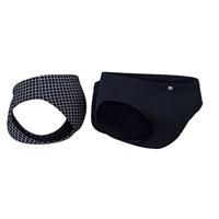 3-pak heren slips - Foxe-packet 2270 - navy ruit - Geruite 100% katoenen heren onderbroeken - thumbnail