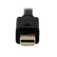 .com 3 m lange Mini DisplayPort-naar-VGA-adapterconverterkabel – mDP naar VGA 1920x1200 - zwart - Videoconverter - VGA - DisplayPort - zwart - thumbnail