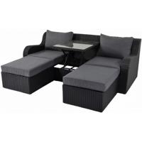 Pandora loungeset zwart - thumbnail