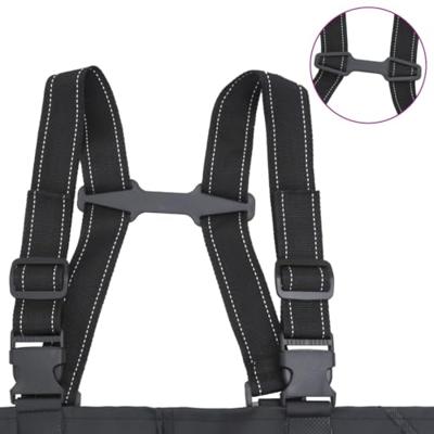 Waadpak met laarzen en riem maat 40 zwart