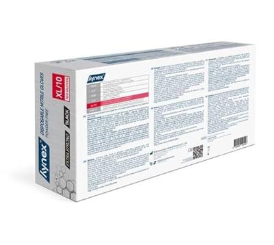 Handschoen hynex nitril xl zwart 5gr 100 stuk