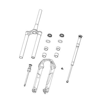 ROCKSHOX afstelknop rebound adj.knob rs reba/sid sel./sl sel. 29"