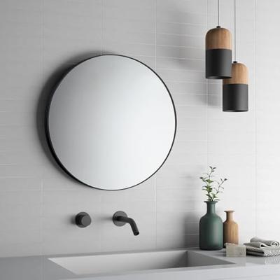 Ronde Wandspiegel Sapho 60 cm Zwart Sapho