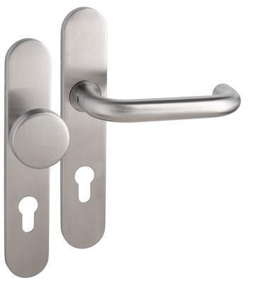 Cecil PF KL4 LS kruk R/vaste knop PC72mm rvs mat